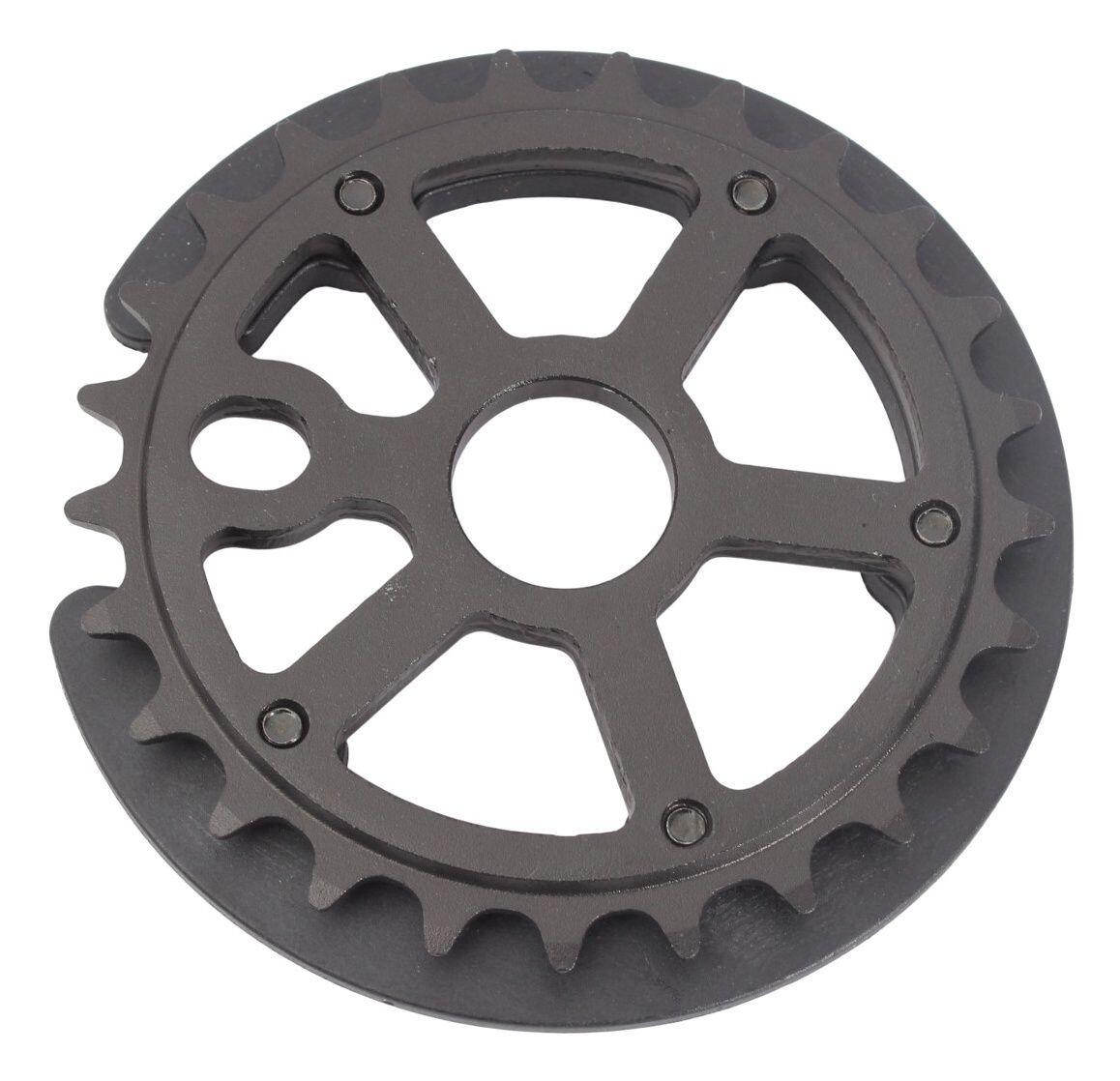 Plato BMX con grindguard KHE MVP aluminio 25T 6/6