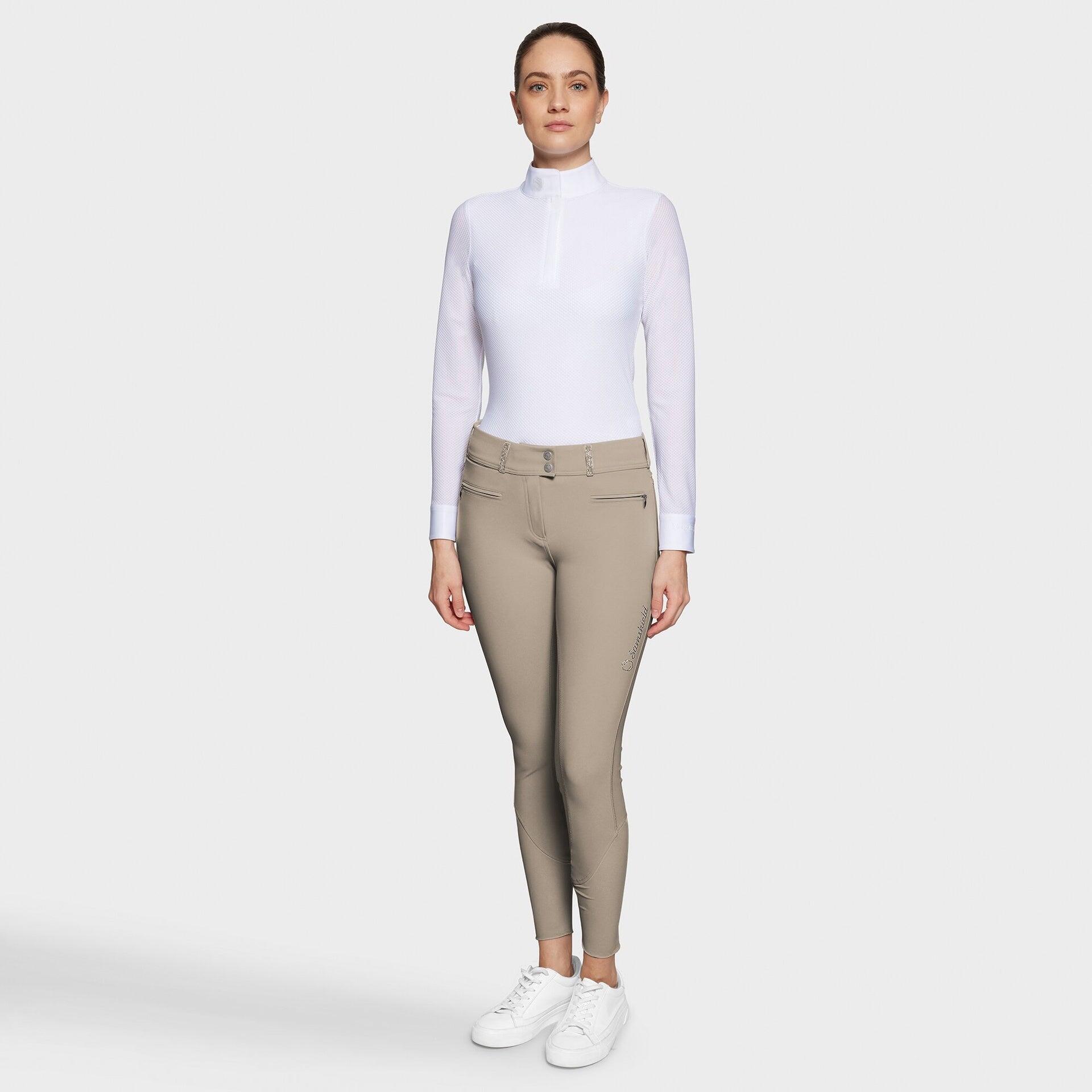 Samshield Clara Knie Grip Rijbroek Dames Ss25 Beige - 6/7