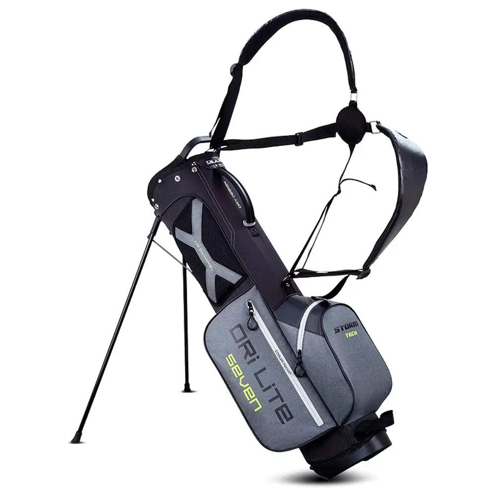 Dri Lite Seven - Waterproof Golf Bag - Stand Bag - Silver Green