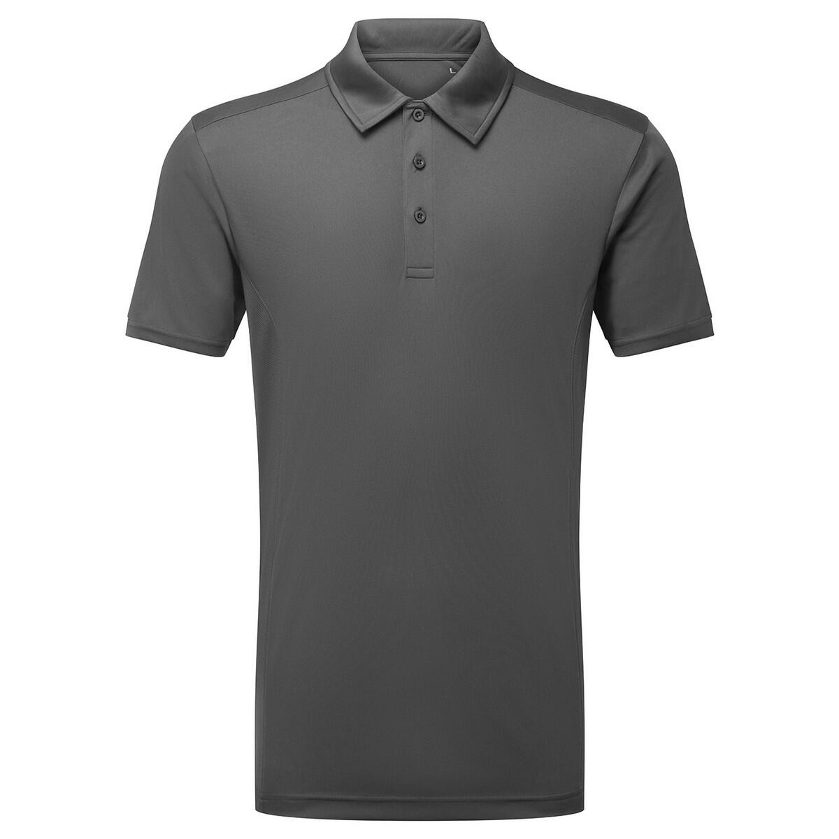 Tri Dri Mens Panelled Short Sleeve Polo Shirt