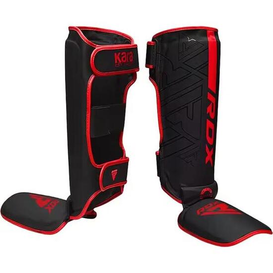 Schienbeinschoner RDX F6 KARA - Schwarz/Rot - XL