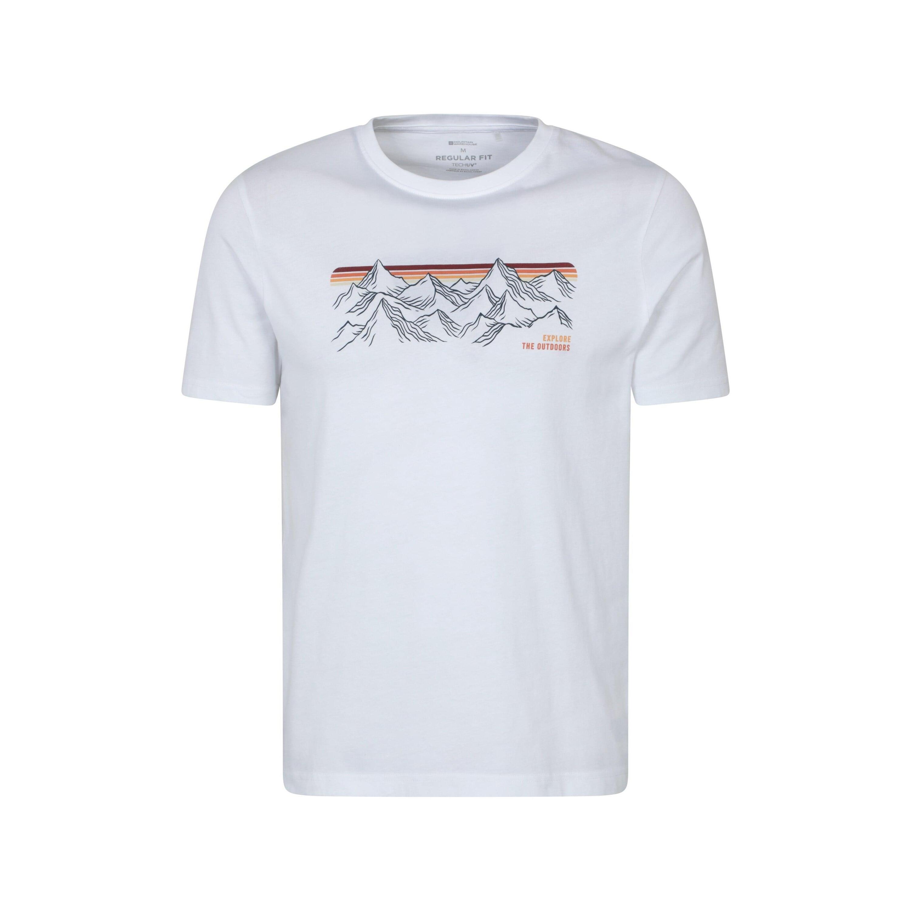 Mountain Warehouse Mens Mountain Stripes T-Shirt