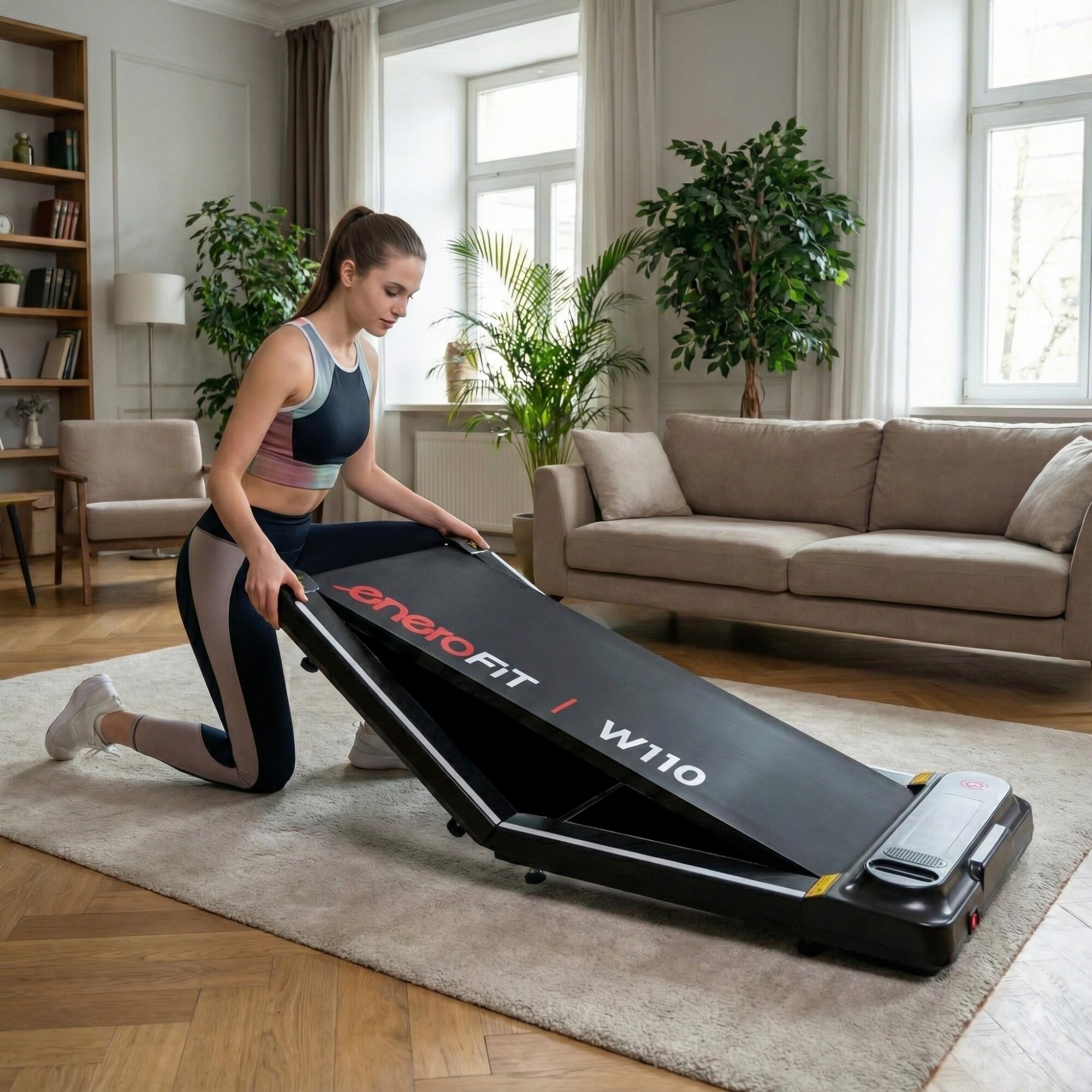 Bieżnia elektryczna Enero Fit W110 składana 4/7