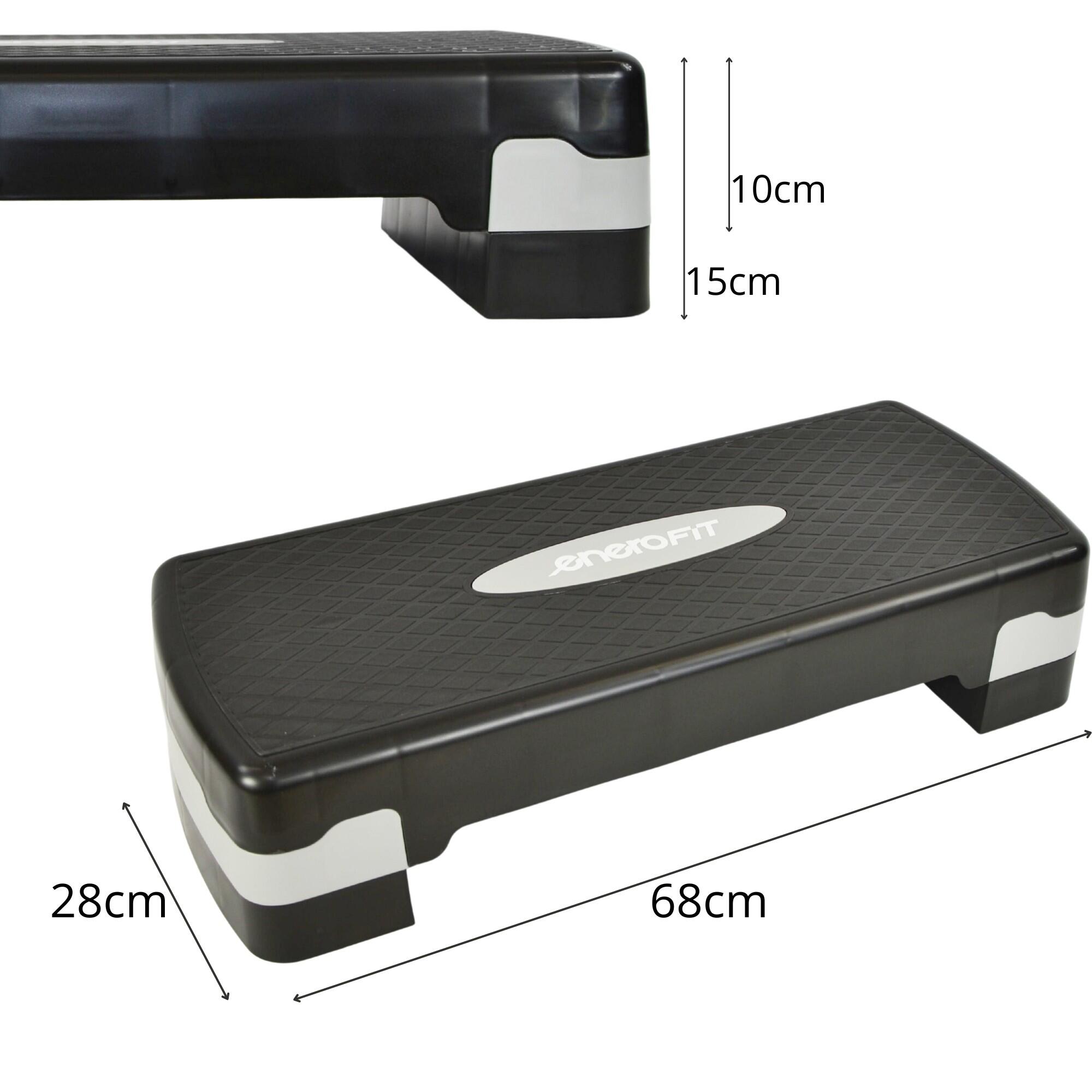 Step dwustopniowy Eb Fit 68x28 cm 6/7