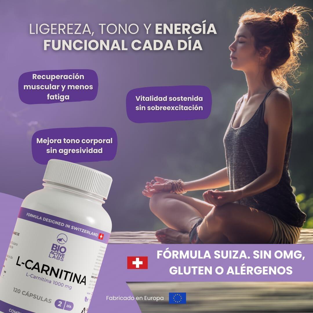 L-Carnitina Tartrato 1000 mg 120 Cpsulas. | Decathlon
