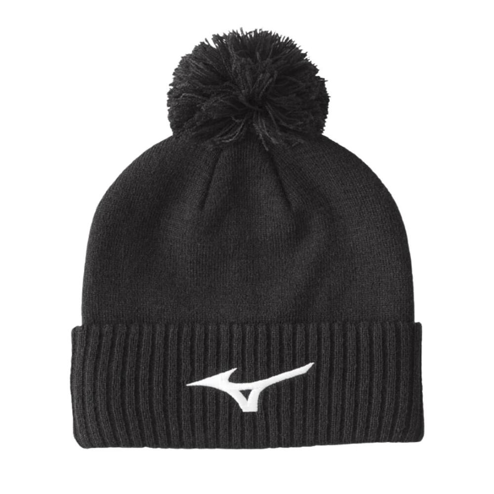 Mizuno Bobble-Mütze com Wappen, preto 3/3