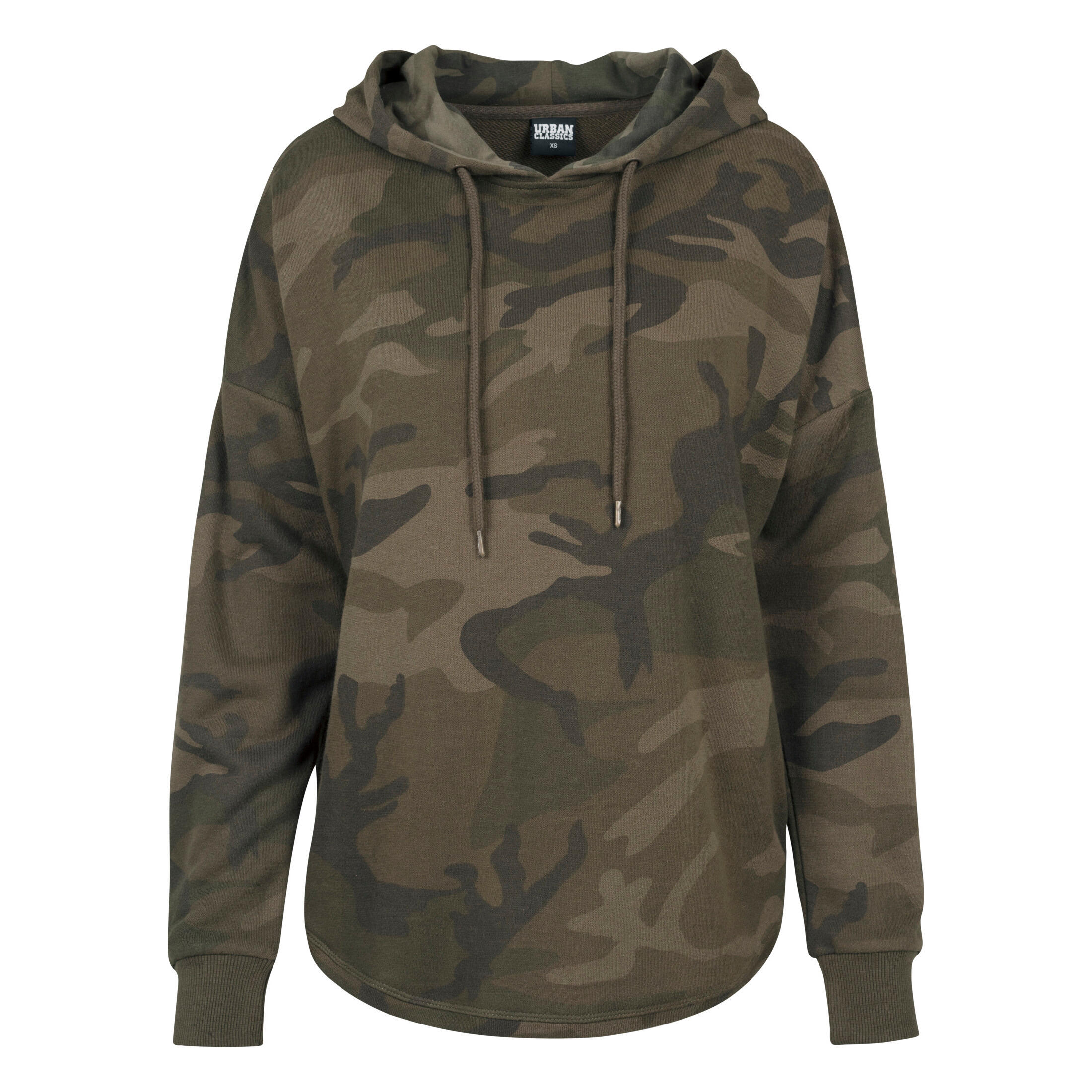 URBAN CLASSICS Women's hooded sweatshirt Urban Classic Camo