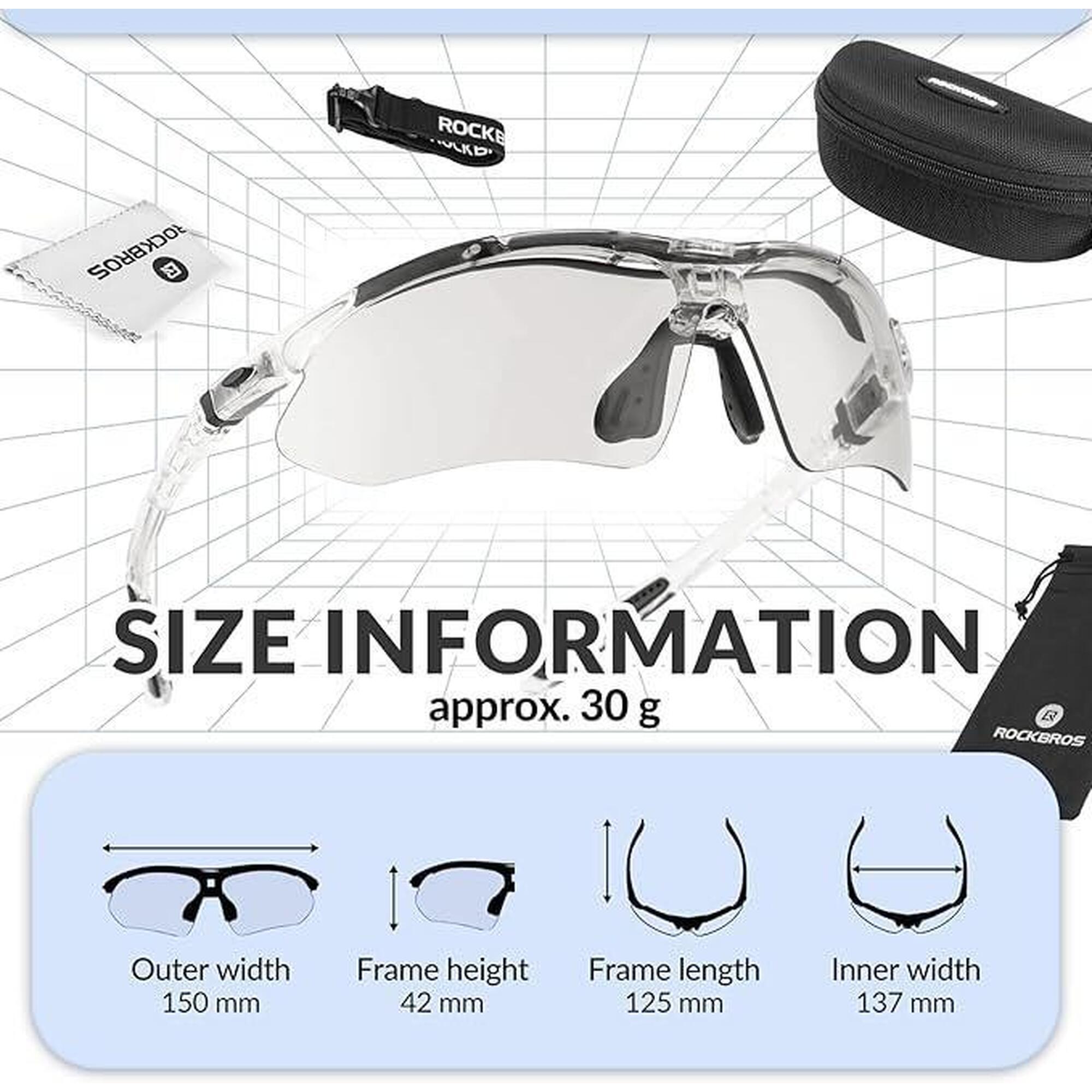 Ochelari sport 2-in-1 Fotochromici & Polarizați