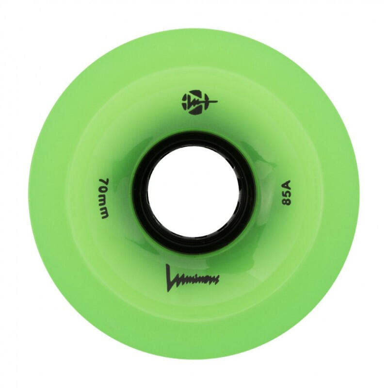 LUMINOUS Roue Longboard 70mm 85A Vert Phosphorescent [x4] 1/1