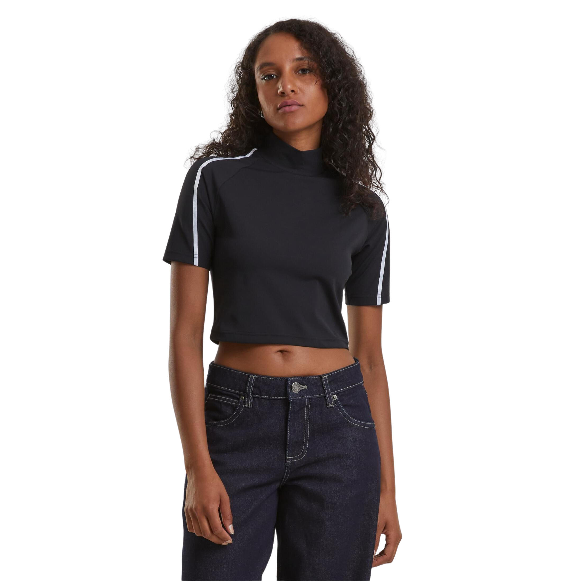 URBAN CLASSICS Women's high neck T-shirt Urban Classics