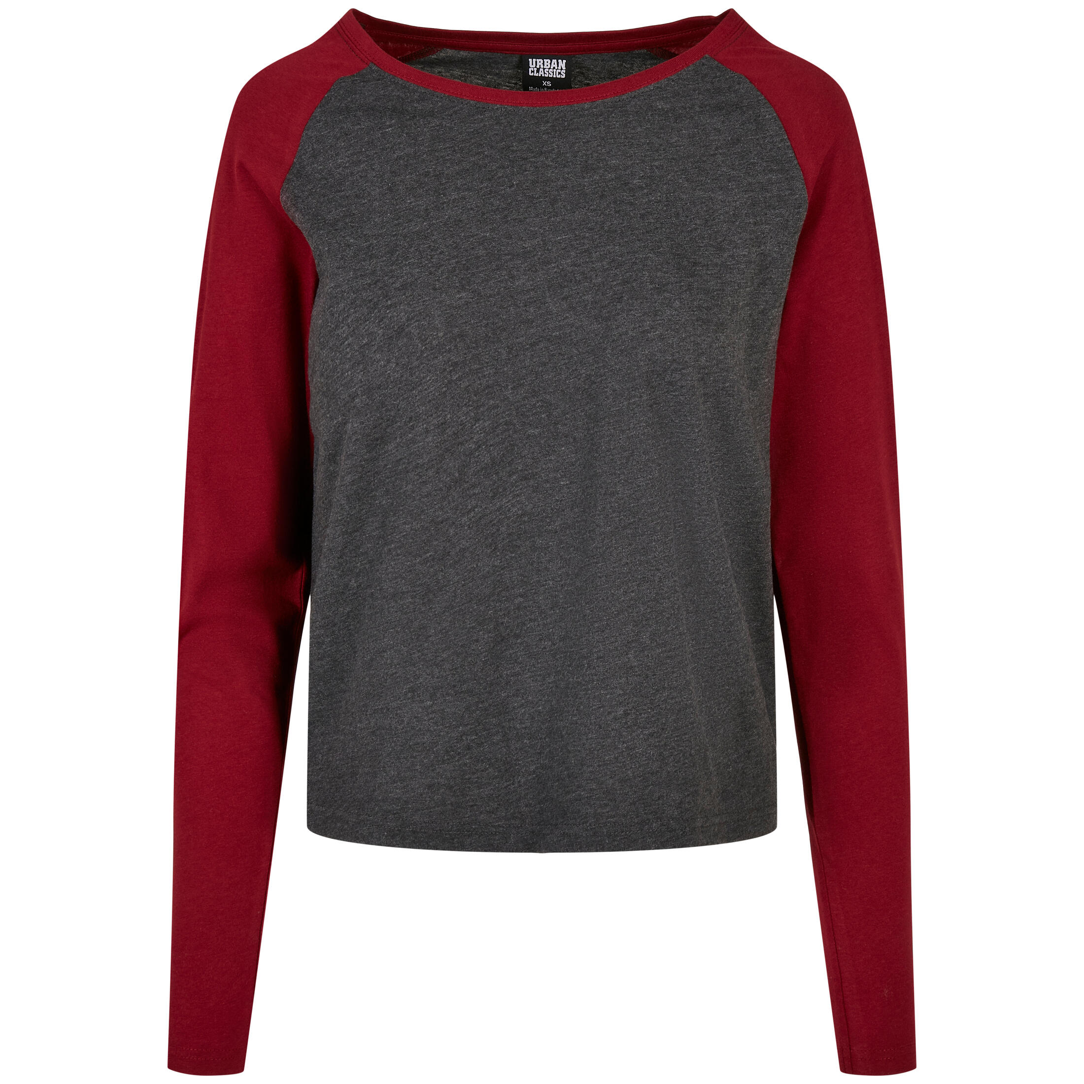 URBAN CLASSICS Women's long sleeve T-shirt Urban Classics contrast raglan (GT)