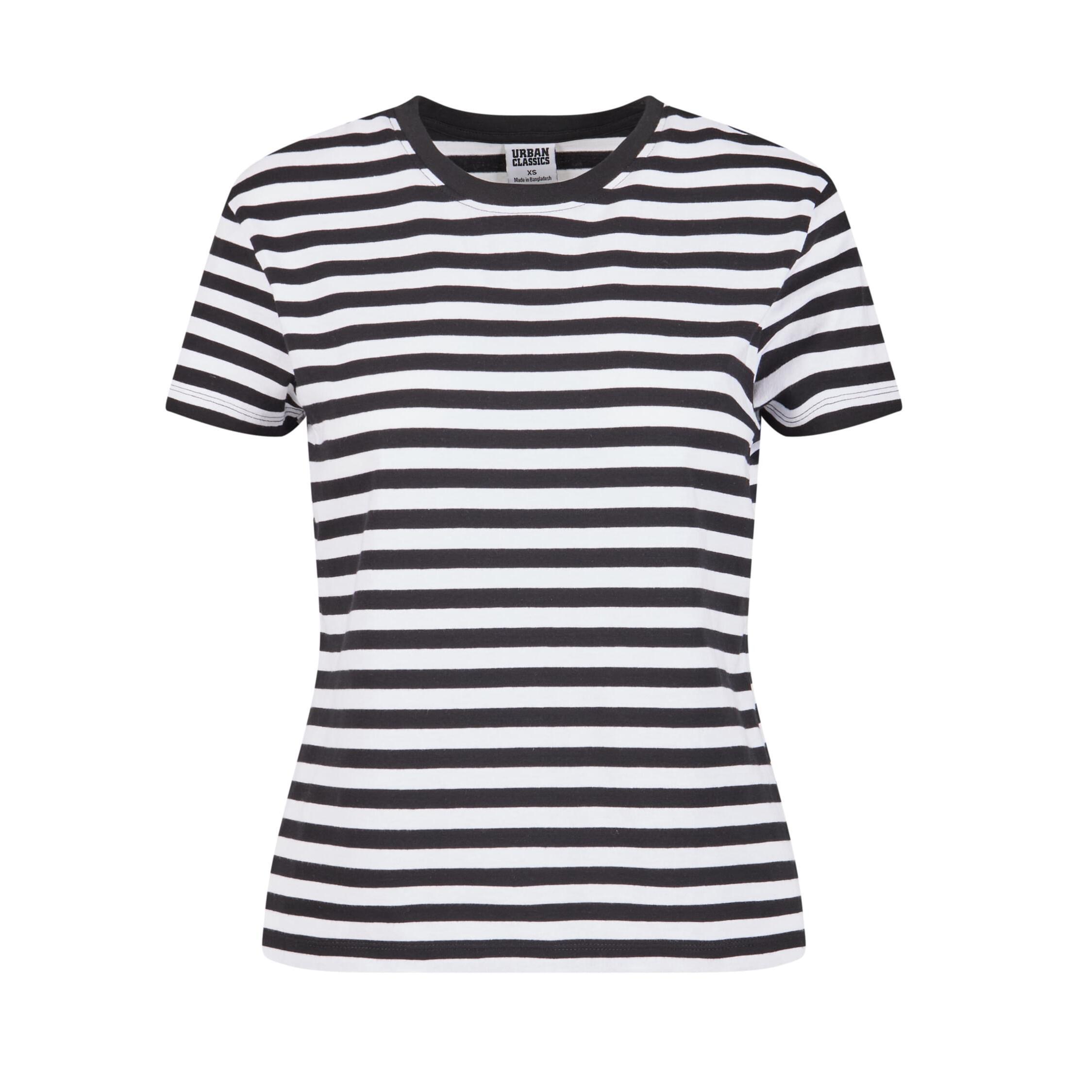 URBAN CLASSICS Women's regular striped T-shirt Urban Classics
