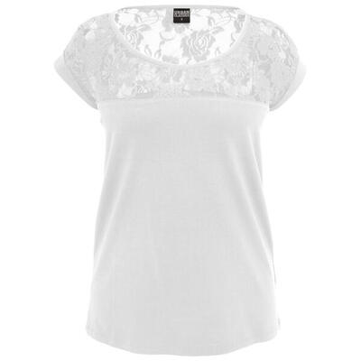 Dames-t-shirt urban classic top lace