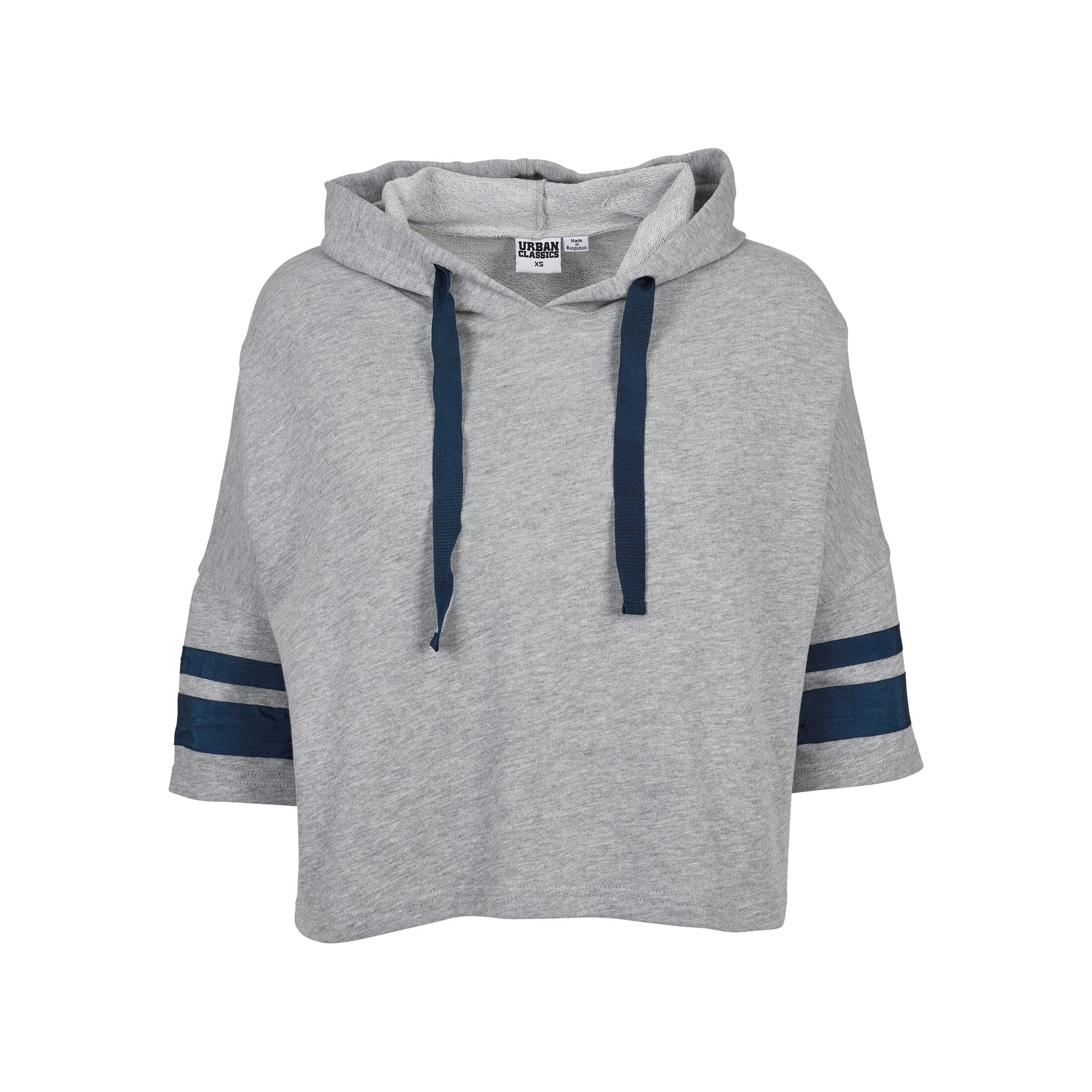 URBAN CLASSICS Women's hooded sweatshirt Urban Classic taped leeve