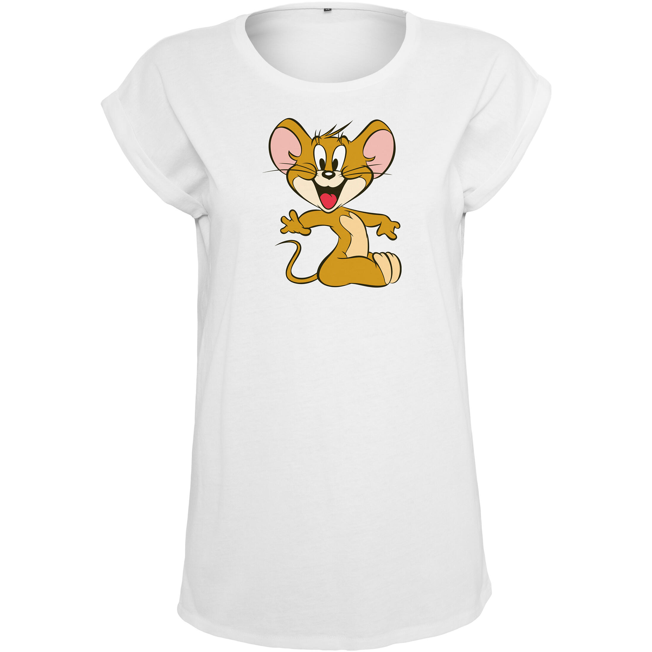 Urban Classics - T-shirt Femme Urban Classic Tom & Jerry Moue - T-shirt Manches Courtes - Blanc - Decathlon