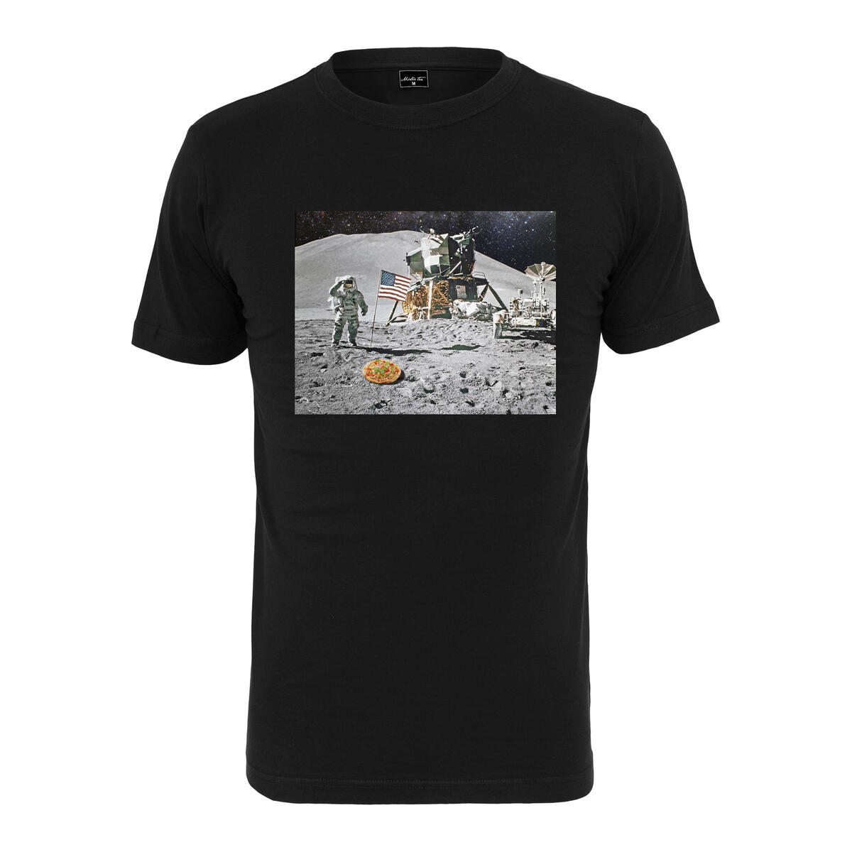 URBAN CLASSICS T-shirt Urban Classics pizza moon landing