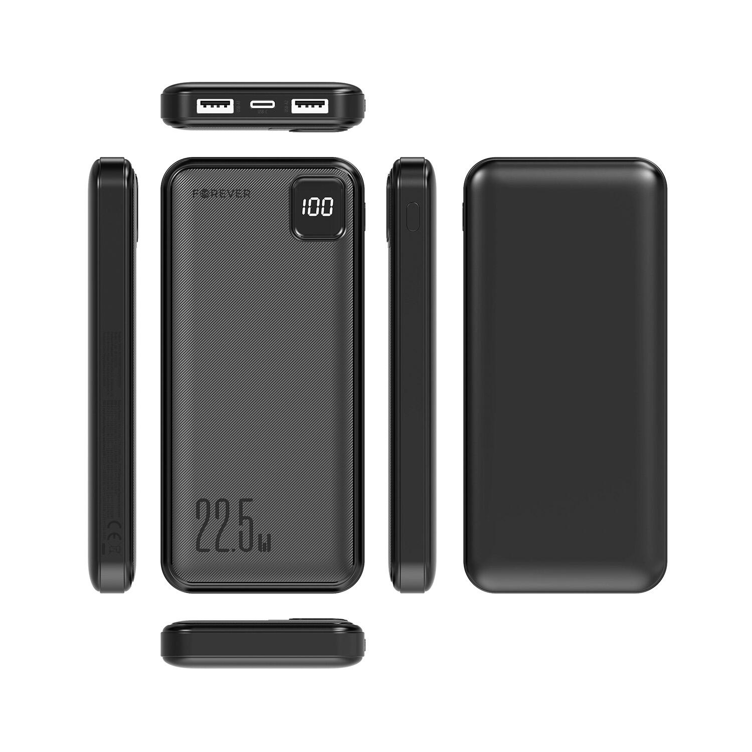 Power bank da campeggio Forever TB-300M PD QC 22,5W 10000 mAh nero 3/7