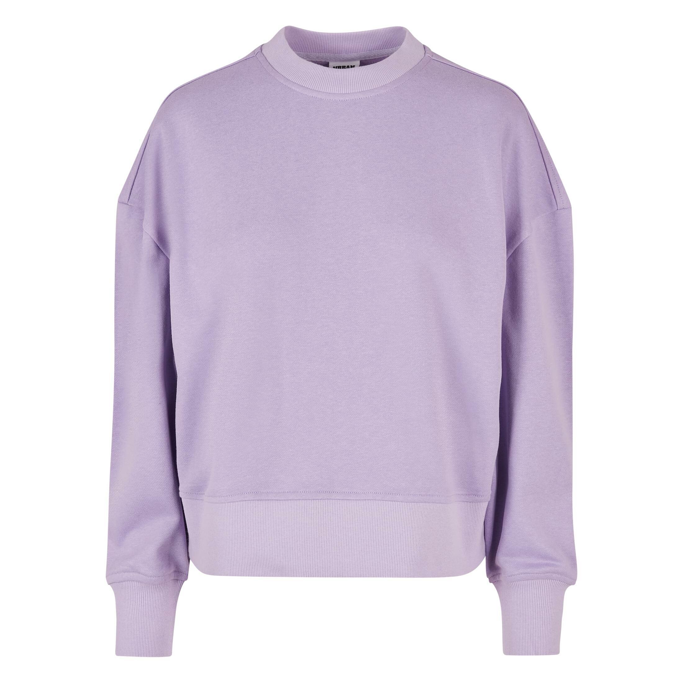 Urban Classics - Pull Femme Urban Classics Oversized Terry Crewneck - Pull - Blanc - Decathlon