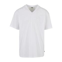 T-shirt bio col en V oversize Urban Classics