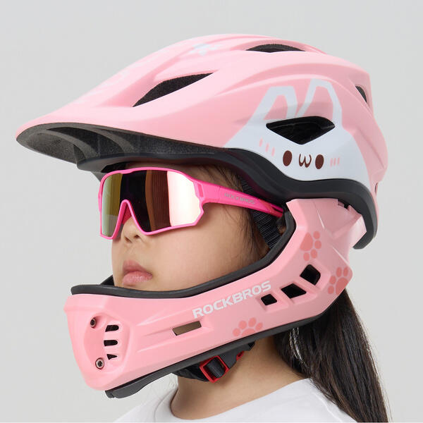 Casque de vélo enfant avec mentonnière amovible ROCKBROS 3/3