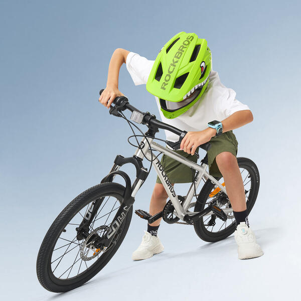 Casco de bicicleta para niños Rockbros Shark con mentonera extraíble 5/6