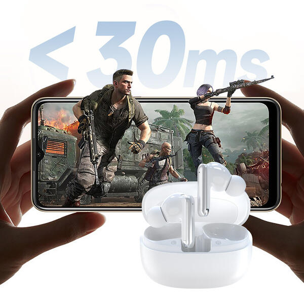 Dudao TWS ANC ENC Bluetooth Hoofdtelefoon - Draadloos - Wit 2/6