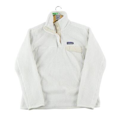 Tweedehands - dames snap-t beige fleece pullover - zeer goede staat