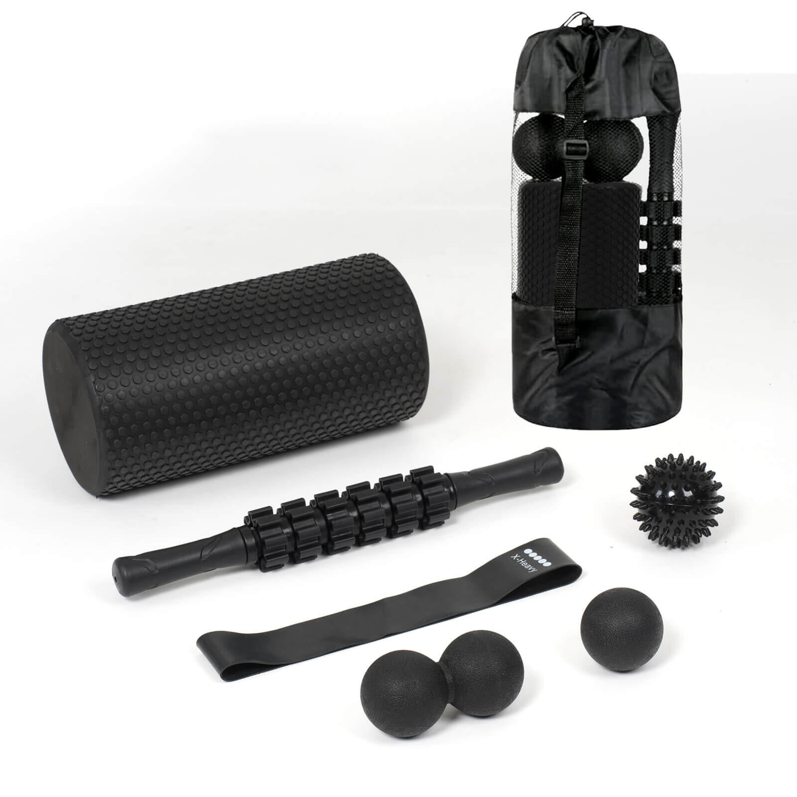 Foam Roller Kit 7-en-1, Kit de Rodillo Masaje Muscular para Relajación Muscular 4/4
