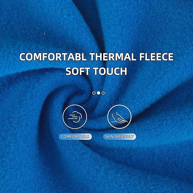 Cache-cou D'hiver – Écharpe De Ski Coupe-vent – Chaud Et Respirant – Foulard D'extérieur Pour Le Ski, Le Cyclisme En Plein Air, Bleu, Refer To Description