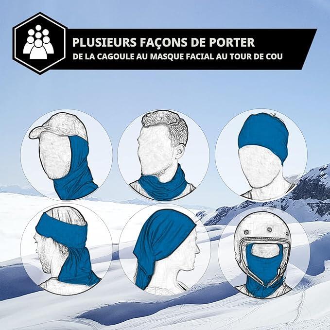 Pasamontañas térmico cortaviento – Protección integral gran frío 4/4