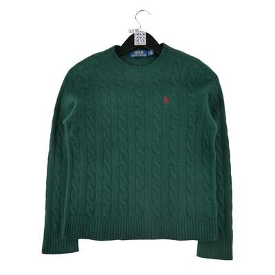 Seconda Mano - Maglione di lana verde da donna - Stato eccellente