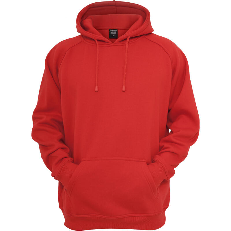 Urban Classics - Sweatshirt À Capuche Grandes Tailles Urban Classic Blank - Sweat-shirt - Rouge - Decathlon