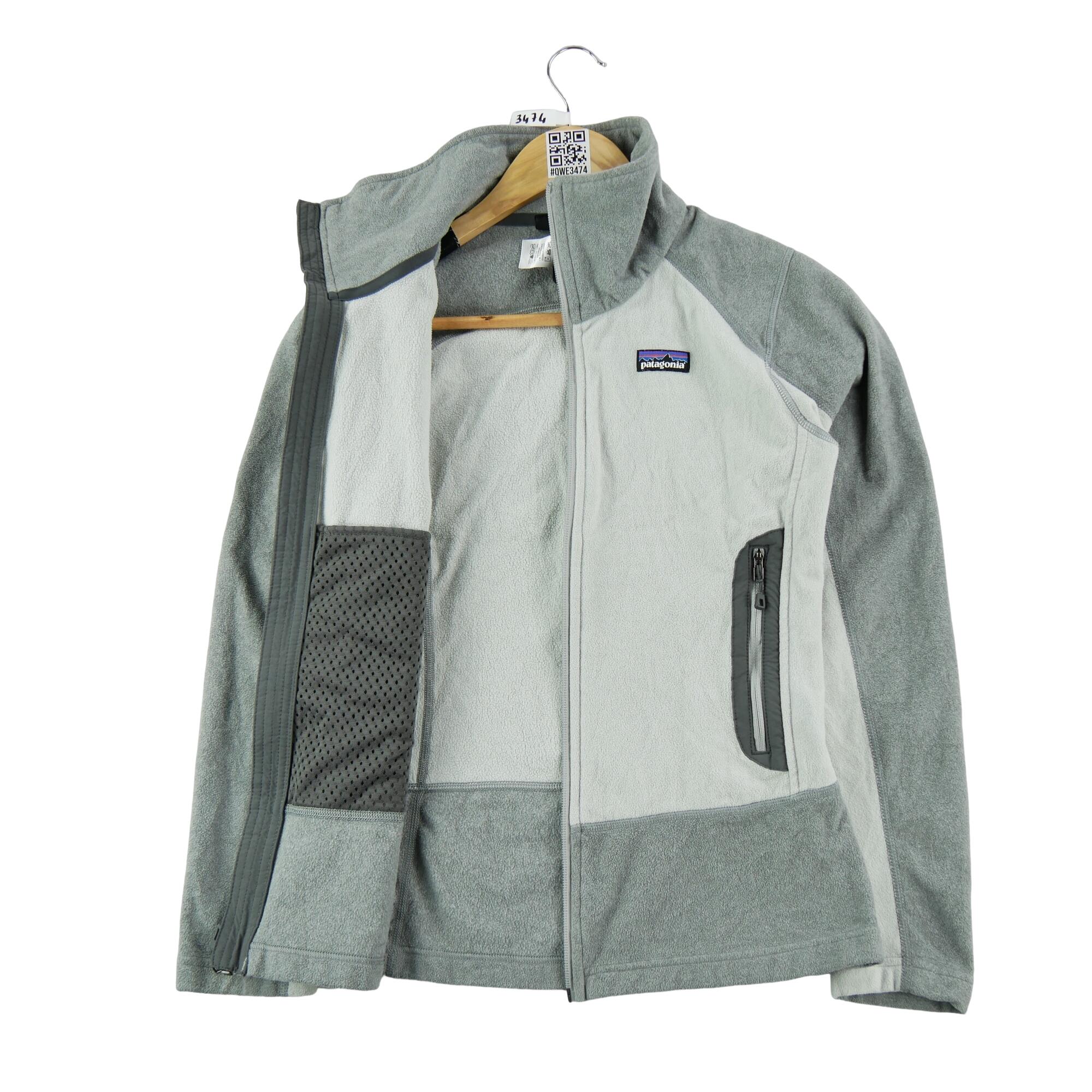 Damen Graue Fleecejacke 3/7