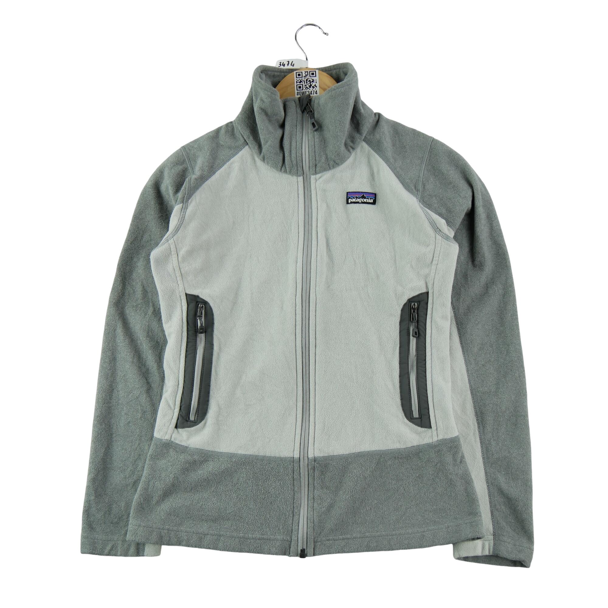 Damen Graue Fleecejacke 4/7