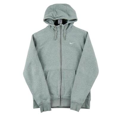 Second life - Herren Full-Zip Grauer Hoodie - In gutem Zustand