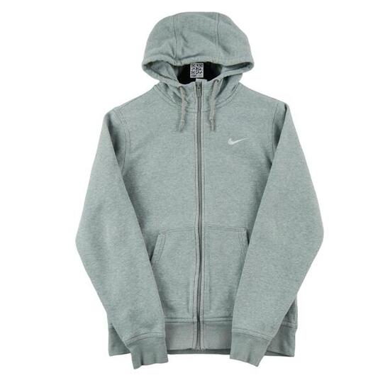 Second life - Herren Full-Zip Grauer Hoodie - In gutem Zustand