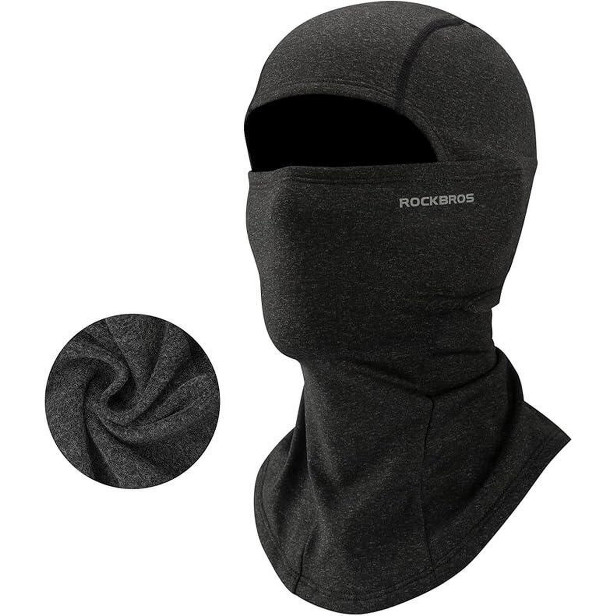 Rockbros - Cagoule Thermique Coupe-vent – Protection Intégrale Grand Froid - Cagoule - Gris - Taille Unique - Decathlon