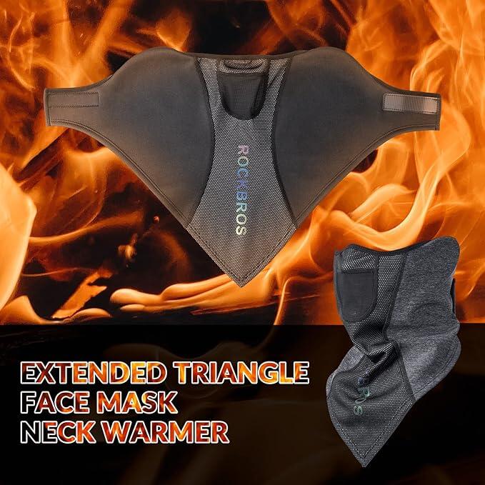 Ajustierbarer, atmungsaktiver und ultra-warmer Fleece-Schal 2/5