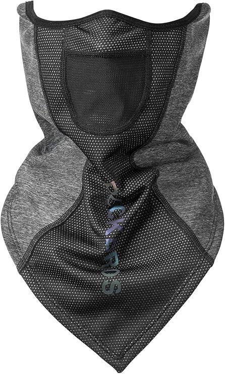 ROCKBROS Collo di pelliccia regolabile traspirante e ultra-caldo