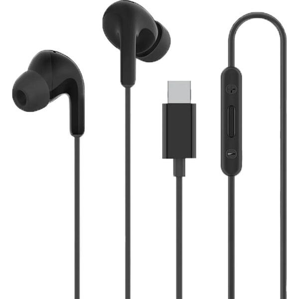 HURTEL Xiaomi BHR8930GL Wired In-Ear Headphones USB-C with Remote - Black