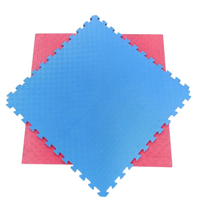 Tatami Puzzle EVA 100x100x40 mm (Lote 4 uds) (Vermelho-Azul) 2/7