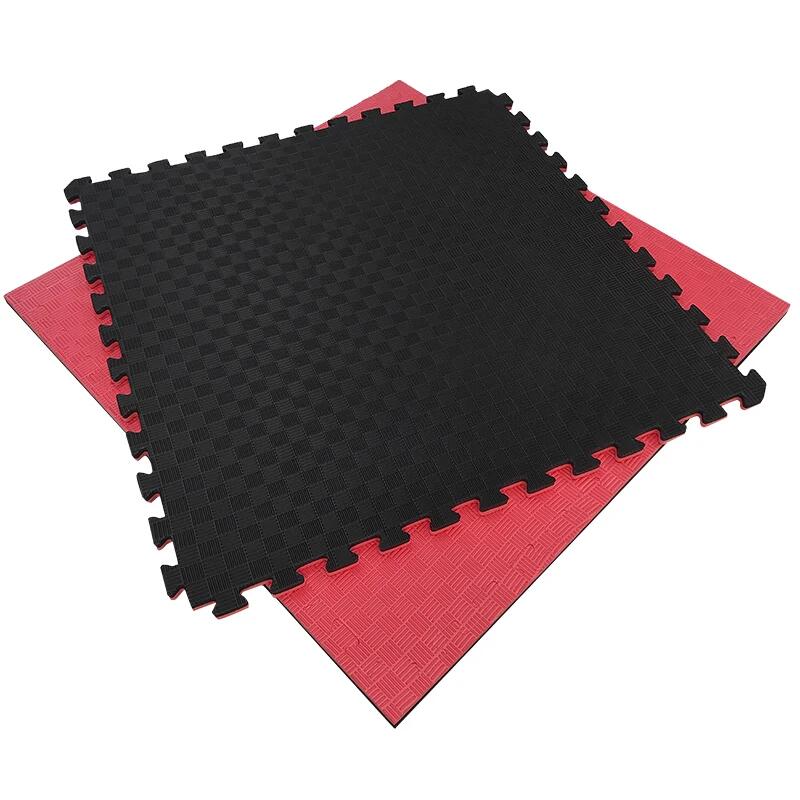 Tatami Puzzle EVA 100x100x40 mm (Lote 2 uds) (Vermelho-Preto) 1/7