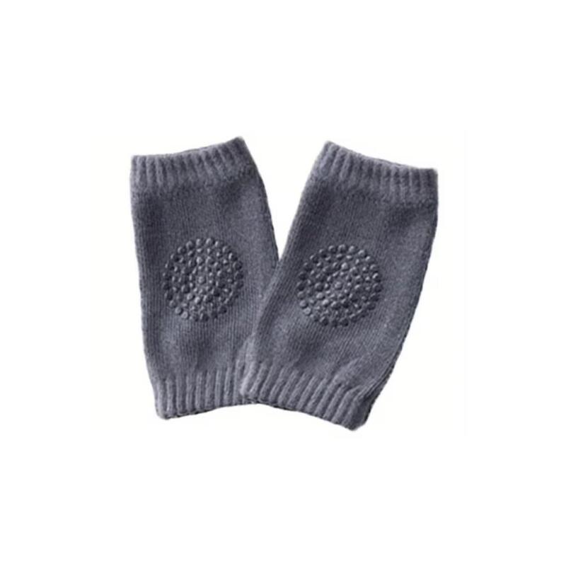 2 genunchiere pentru bebelusi, cu silicon gel antialunecare, unisize, gri