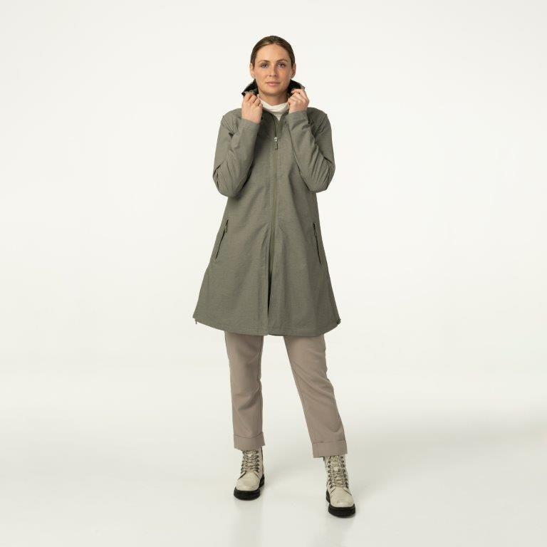 SEQ Giacca antipioggia Urban Outdoor Donne Olive Green 7/7