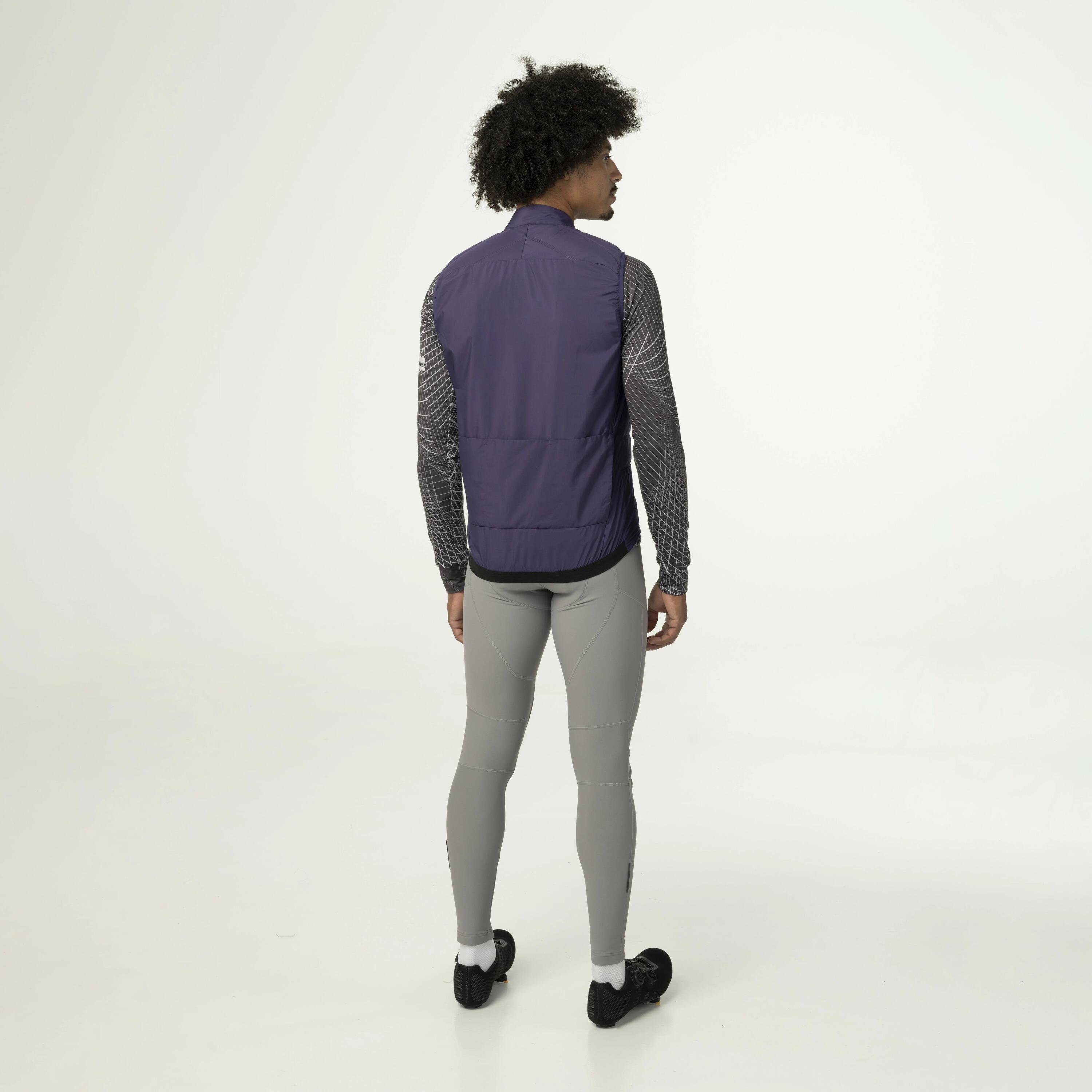 Colete de ciclismo Homem Grafeen roxo 7/7