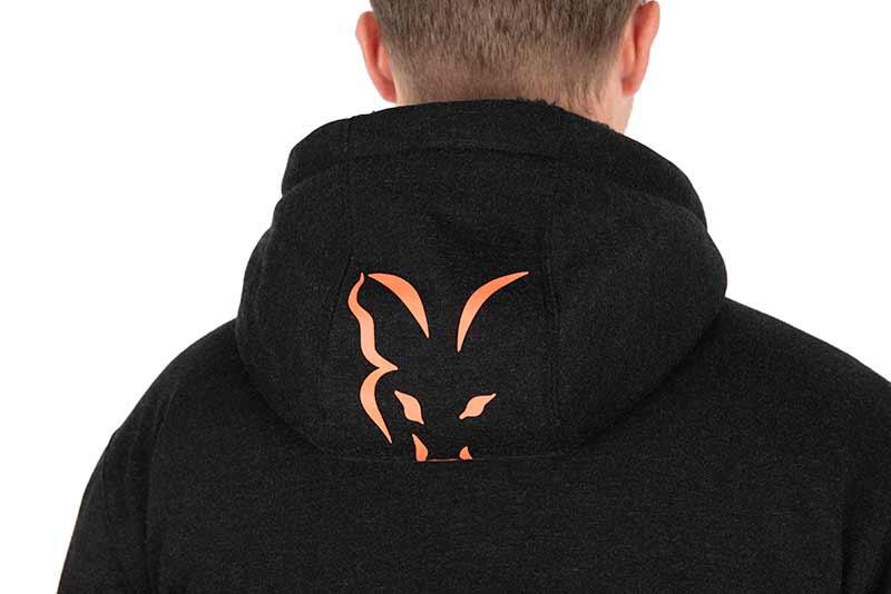 Fox Collection Sherpa Jacket Black & Orange Medium - Fox Kleding & Zonnebril 4/7
