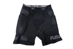 Fuse - Omega - Impact - Short de cyclisme - BMX - Adulte - Noir - Jaune - XXL