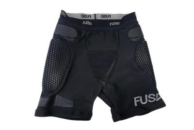 Fuse Omega Impact Pantaloncini BMX Adulto Nero/Giallo XXL