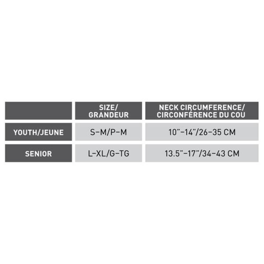 Protège-cou de hockey Winnwell Premium en Kevlar pour enfants 4/6