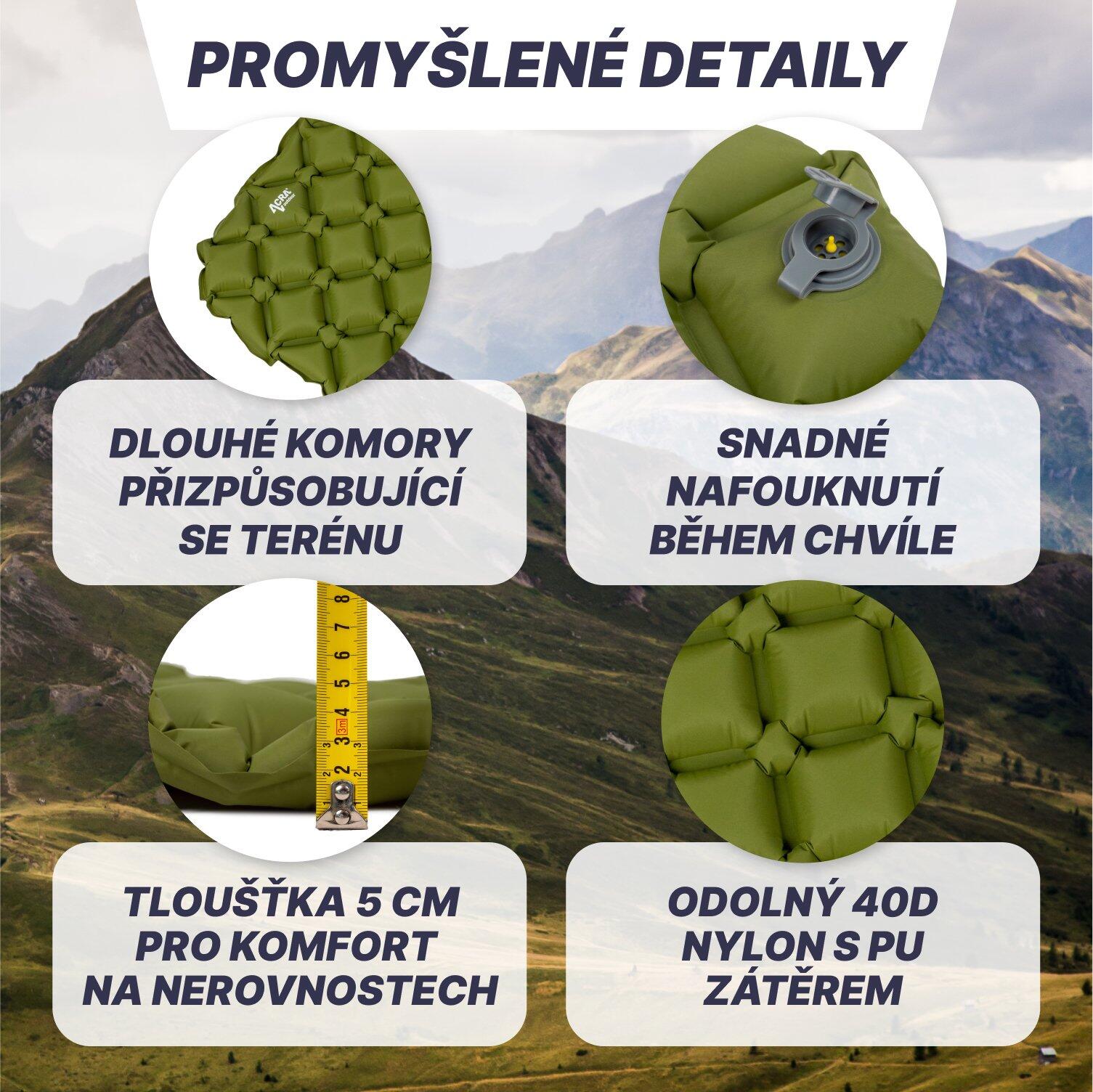 Nafukovací karimatka L140ZEL 6/7